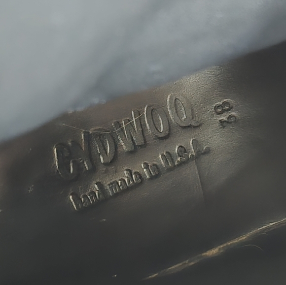 CYDWOQ Iota Black Crackled Leather Lace Up Boots Size 38 or US 8 - Picture 16 of 16